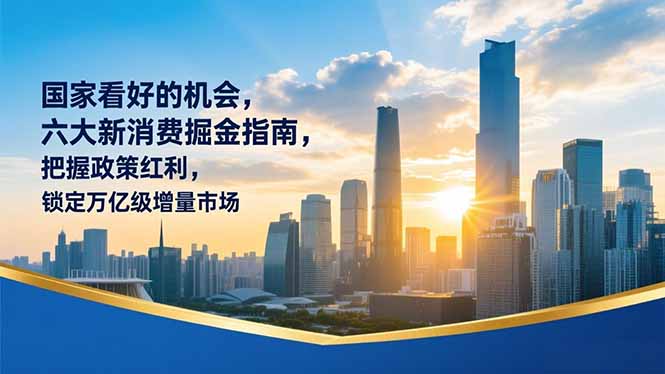 某付费文章：国家看好的机会，六大新消费掘金指南，把握政策红利，锁定万亿级增量市场-好耶资源