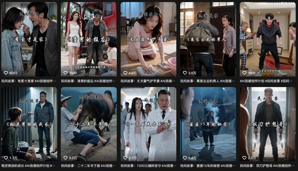抖音93W粉丝博主老朱故事会亲授AI都市故事短视频教学，从选题到成片的全过程，小白也能够快速起号涨粉接广告变现-好耶资源