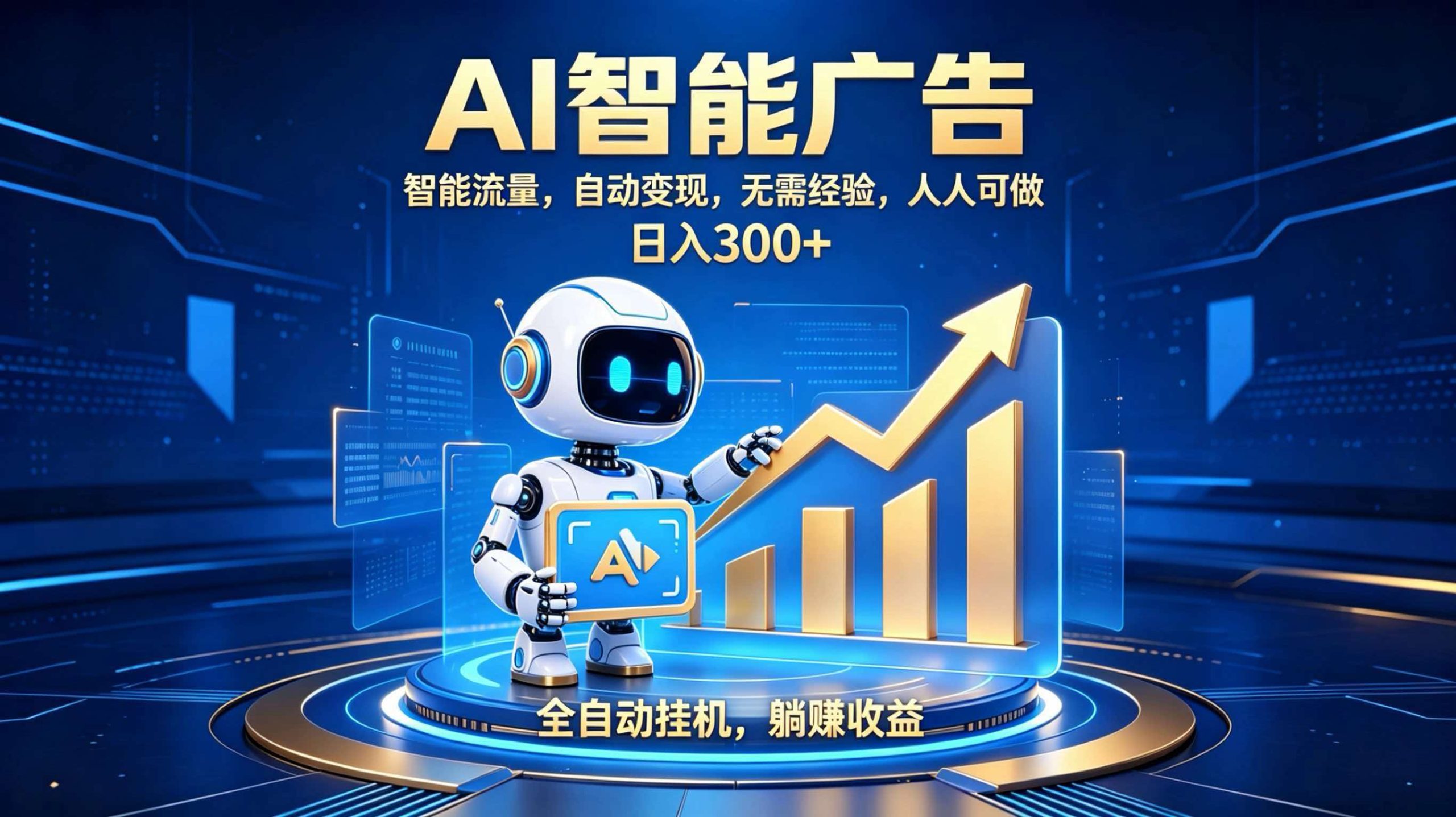 轻资产新赛道，全自动AI广告，打造持续收益-好耶资源