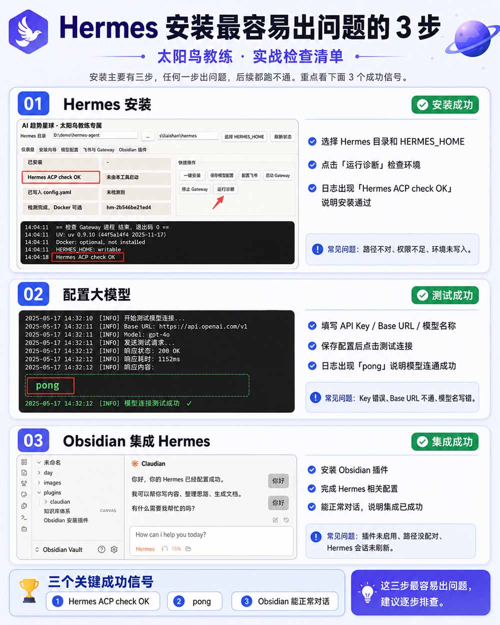 Hermes+Obsidian打造AI内容系统SOP；工具只是入口系统才是复利，从安装配置到知识库管理完整教学-好耶资源