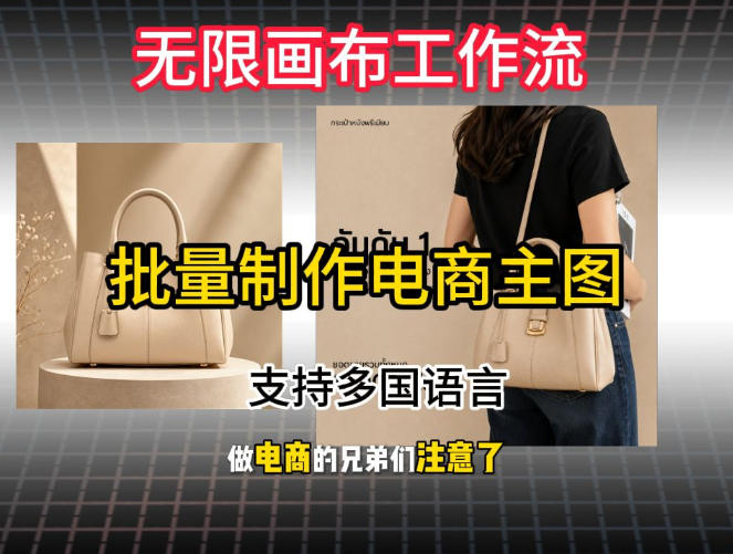 批量复刻电商爆款主图工作流搭建教学，批量下载，支持多国语言，不管是国内电商还是跨境店群都能用-好耶资源